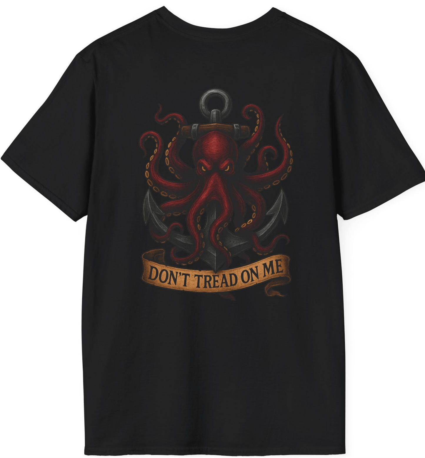 Octopus T-Shirt - Don't Tread on Me Design - Fair Winds Clothing