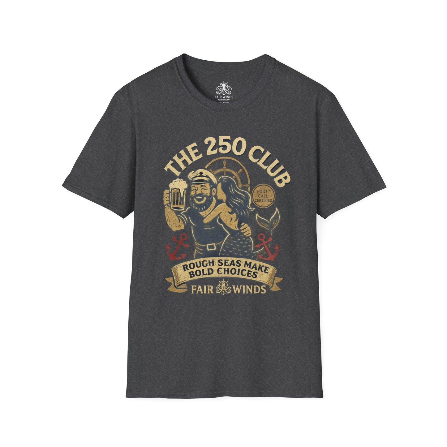 250 Club T-Shirt - Design - Fair Winds Clothing