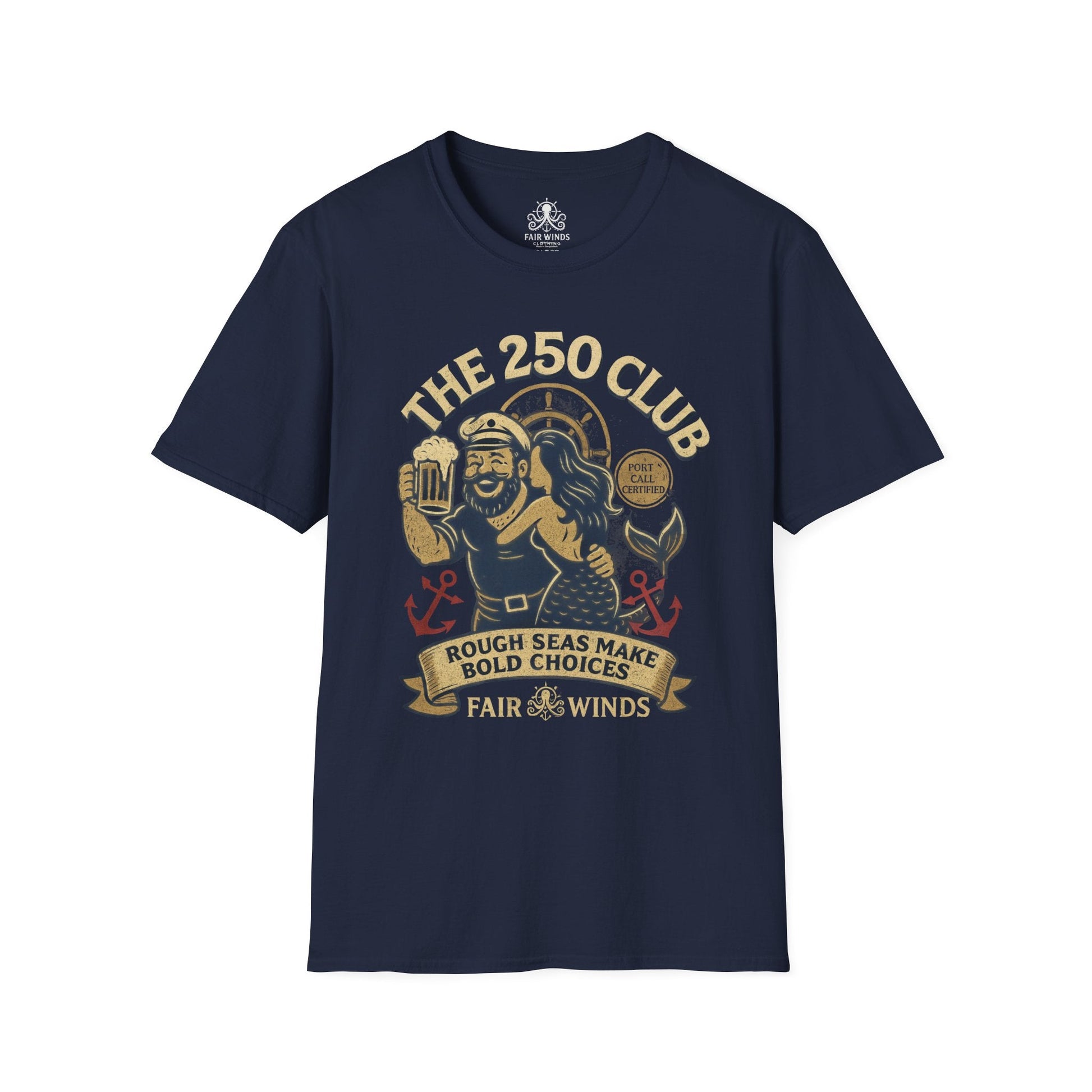 250 Club T-Shirt - Design - Fair Winds Clothing