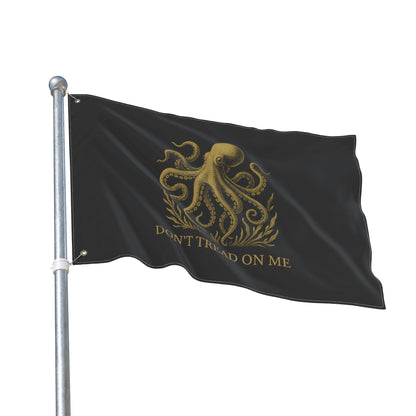 Don't Tread On Me Octopus Flag — Double - Sided Nautical Liberty Banner - Fair Winds Clothing