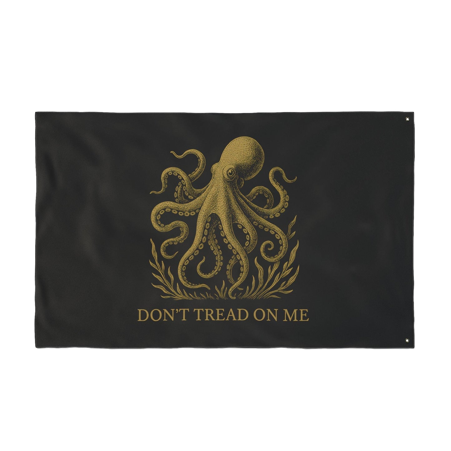 Don't Tread On Me Octopus Flag — Double - Sided Nautical Liberty Banner - Fair Winds Clothing