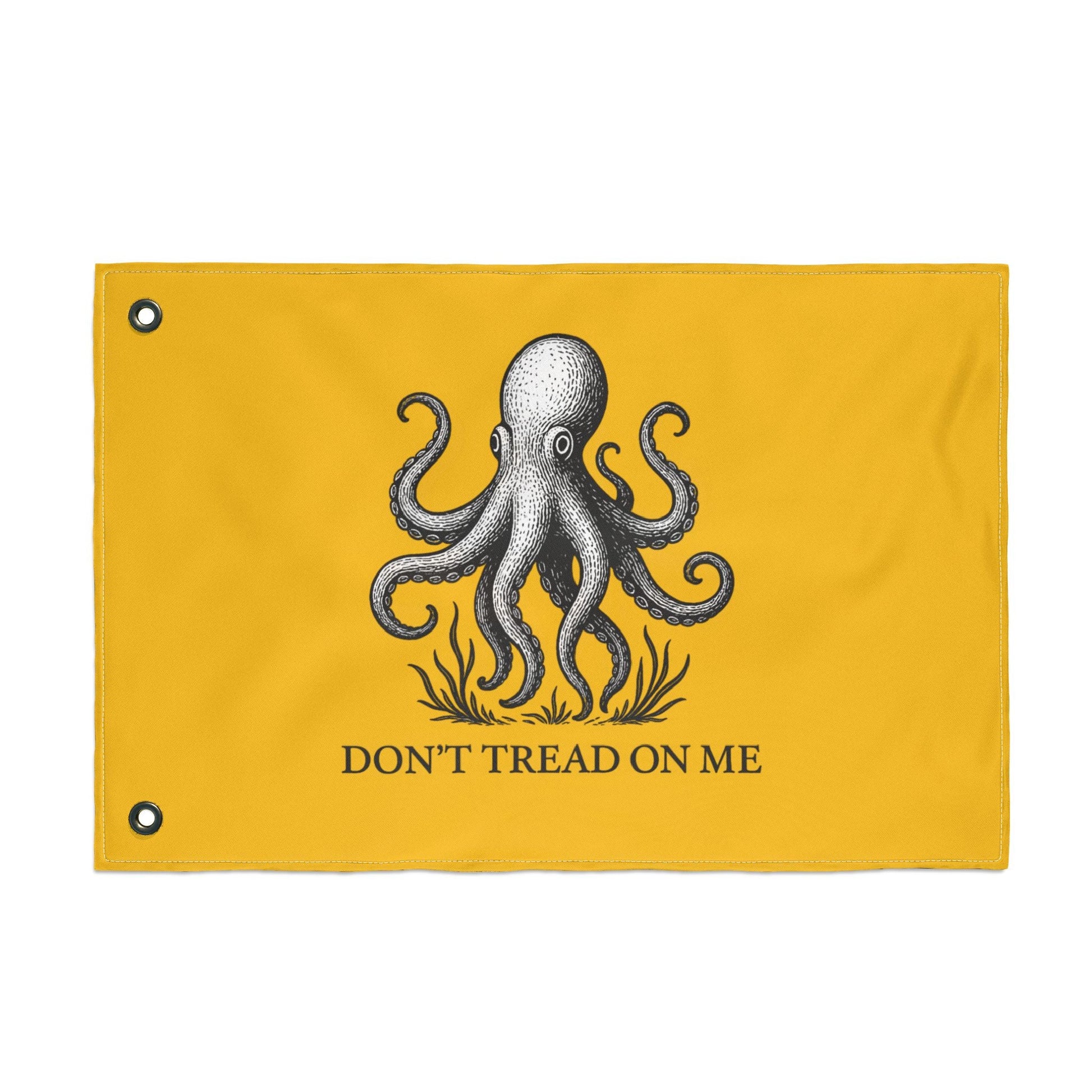 Don't Tread On Me Octopus Flag — Double - Sided Nautical Liberty Banner - Fair Winds Clothing