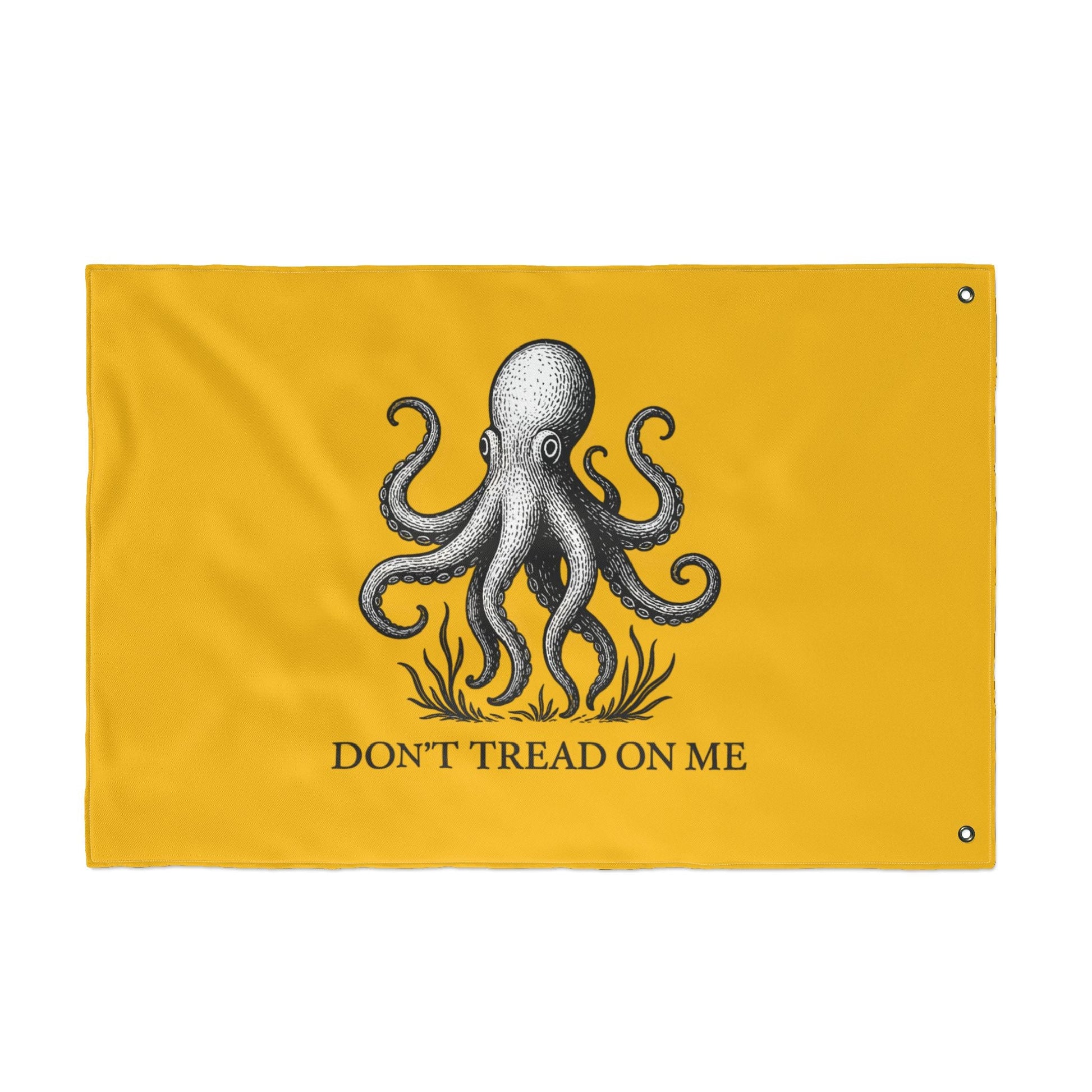 Don't Tread On Me Octopus Flag — Double - Sided Nautical Liberty Banner - Fair Winds Clothing