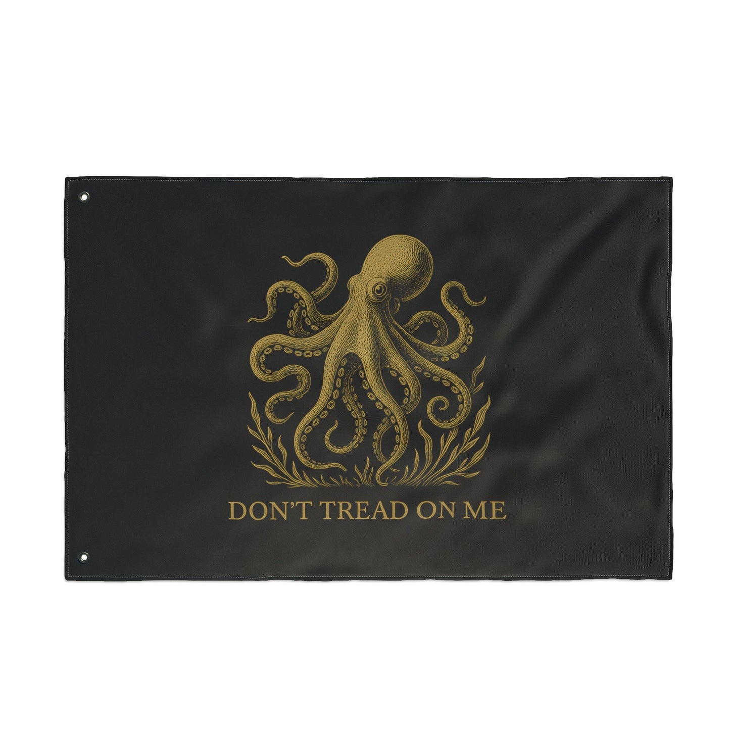 Don't Tread On Me Octopus Flag — Double - Sided Nautical Liberty Banner - Fair Winds Clothing