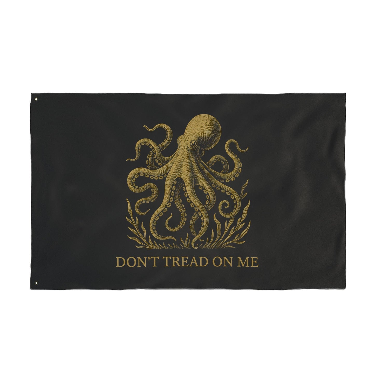 Don't Tread On Me Octopus Flag — Double - Sided Nautical Liberty Banner - Fair Winds Clothing
