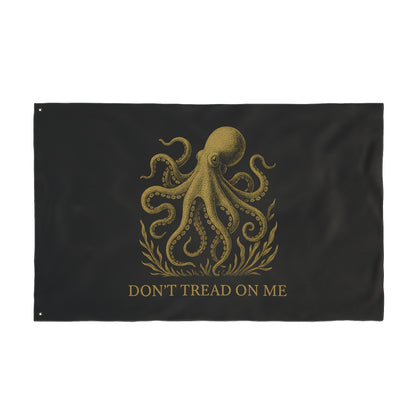 Don't Tread On Me Octopus Flag — Double - Sided Nautical Liberty Banner - Fair Winds Clothing