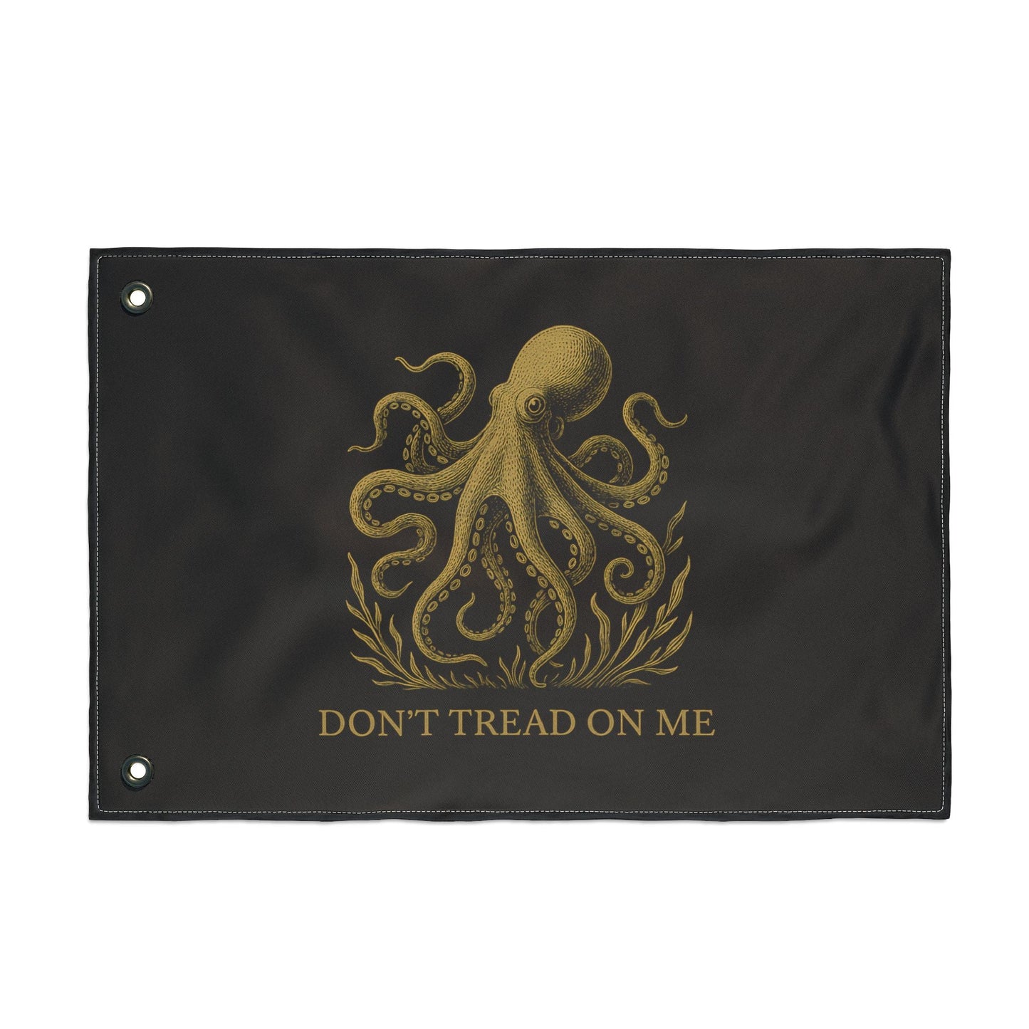 Don't Tread On Me Octopus Flag — Double - Sided Nautical Liberty Banner - Fair Winds Clothing