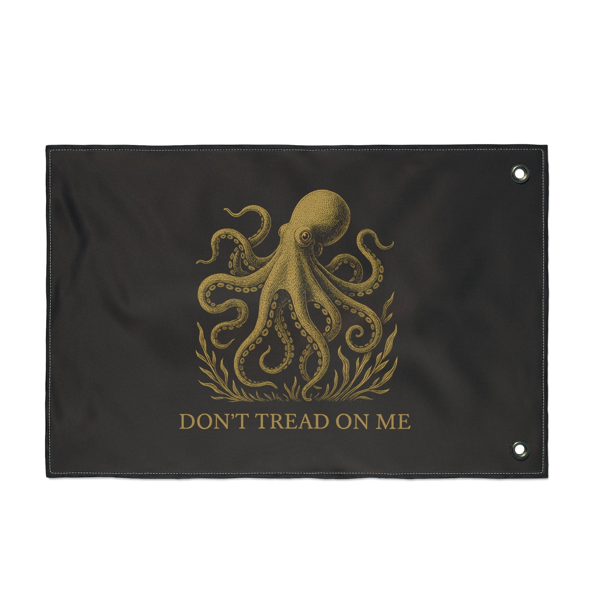 Don't Tread On Me Octopus Flag — Double - Sided Nautical Liberty Banner - Fair Winds Clothing