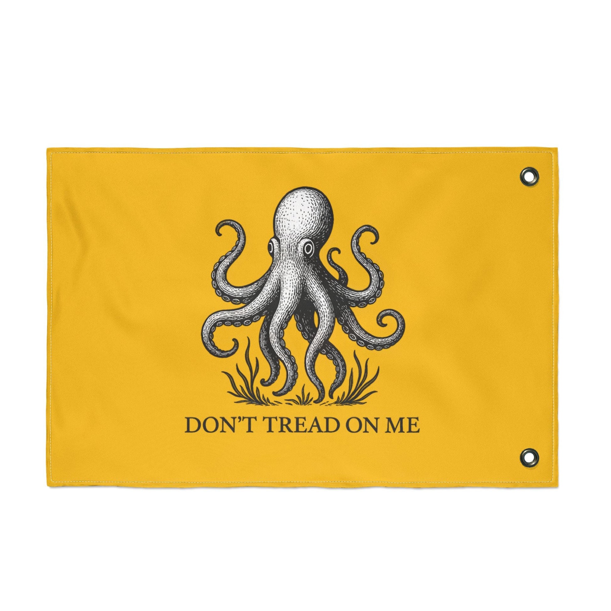 Don't Tread On Me Octopus Flag — Double - Sided Nautical Liberty Banner - Fair Winds Clothing