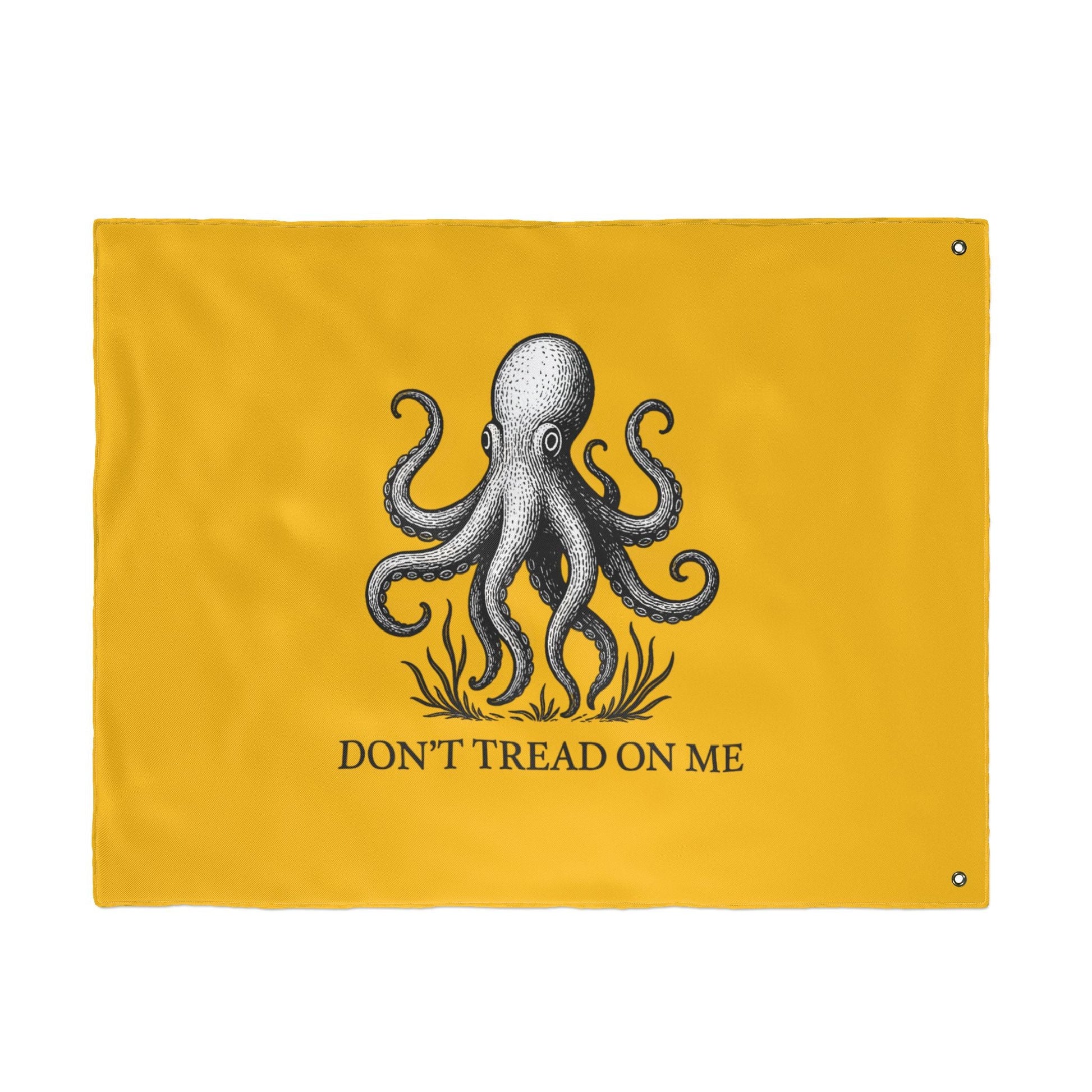 Don't Tread On Me Octopus Flag — Double - Sided Nautical Liberty Banner - Fair Winds Clothing