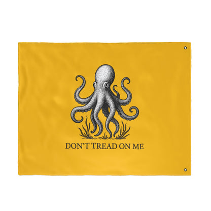 Don't Tread On Me Octopus Flag — Double - Sided Nautical Liberty Banner - Fair Winds Clothing