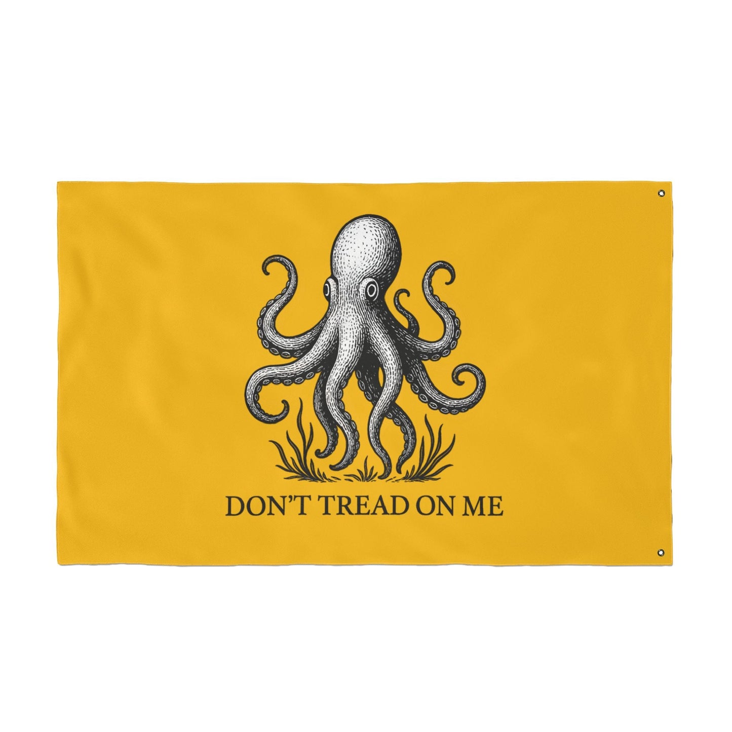 Don't Tread On Me Octopus Flag — Double - Sided Nautical Liberty Banner - Fair Winds Clothing