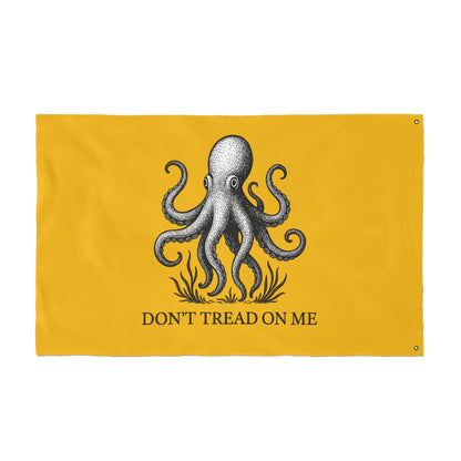Don't Tread On Me Octopus Flag — Double - Sided Nautical Liberty Banner - Fair Winds Clothing