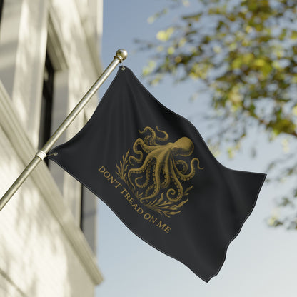 Don't Tread On Me Octopus Flag — Double - Sided Nautical Liberty Banner - Fair Winds Clothing