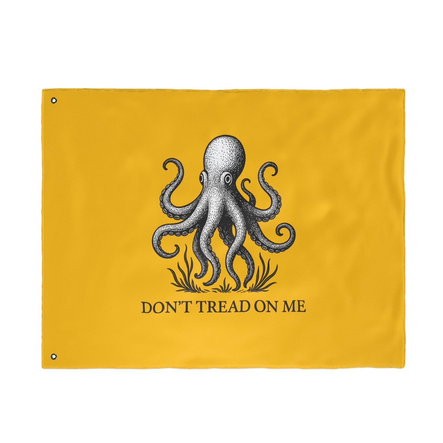 Don't Tread On Me Octopus Flag — Double - Sided Nautical Liberty Banner - Fair Winds Clothing