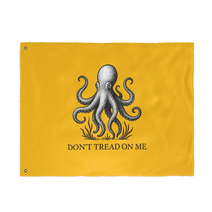 Don't Tread On Me Octopus Flag — Double - Sided Nautical Liberty Banner - Fair Winds Clothing