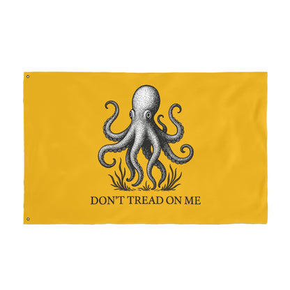 Don't Tread On Me Octopus Flag — Double - Sided Nautical Liberty Banner - Fair Winds Clothing