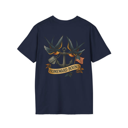 Homeward bound - Sailor Tattoo Art T-Shirt - Fair Winds Clothing