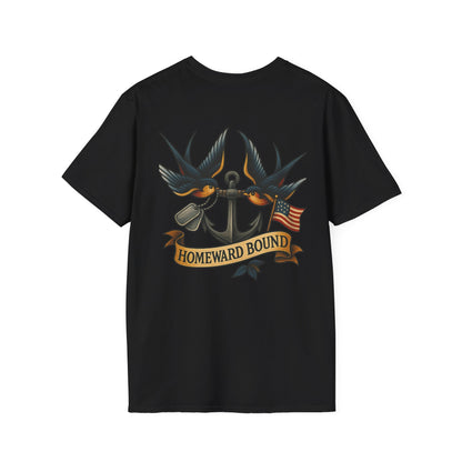 Homeward bound - Sailor Tattoo Art T-Shirt - Fair Winds Clothing