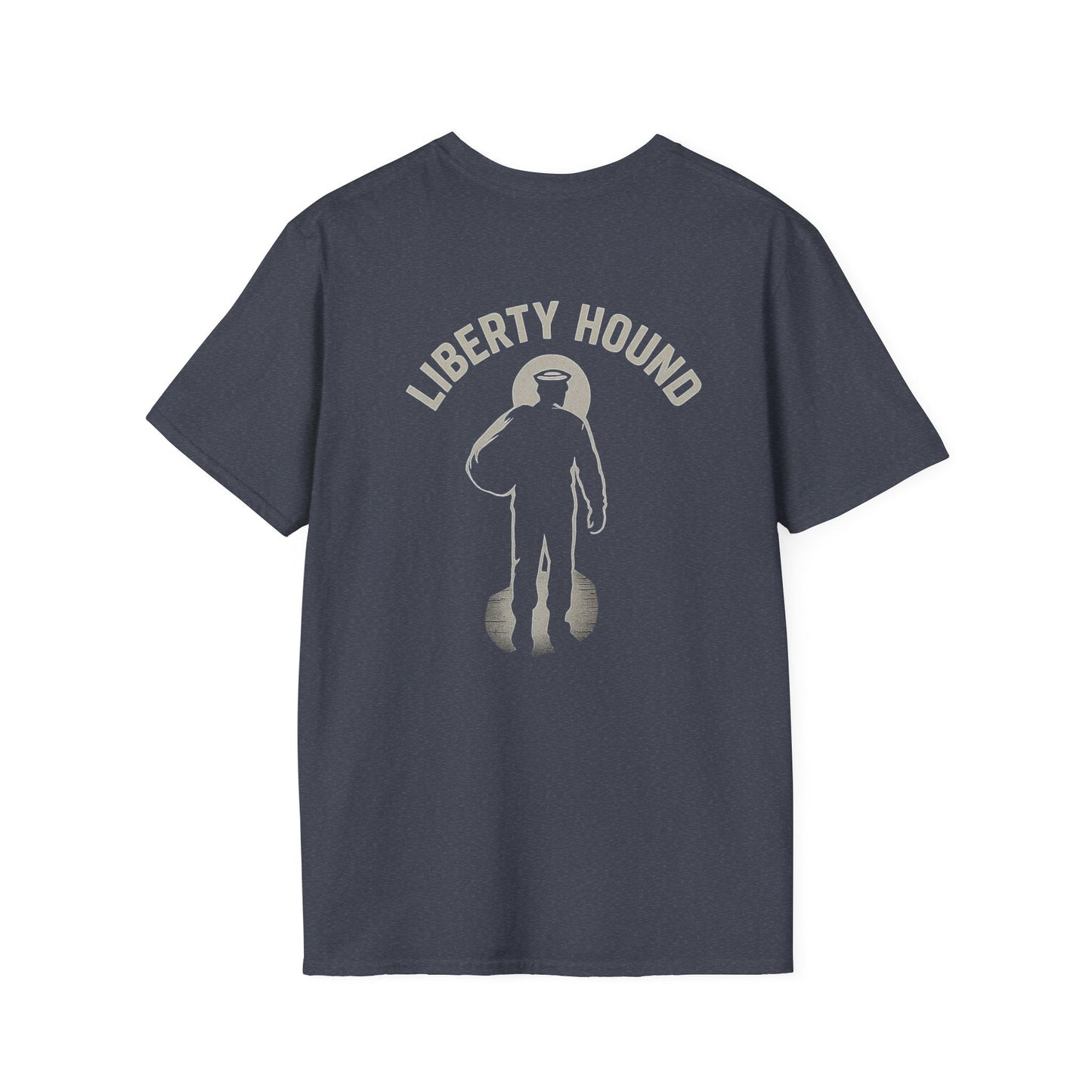 Liberty Hound tee shirt USCG Navy - Fair Winds Clothing