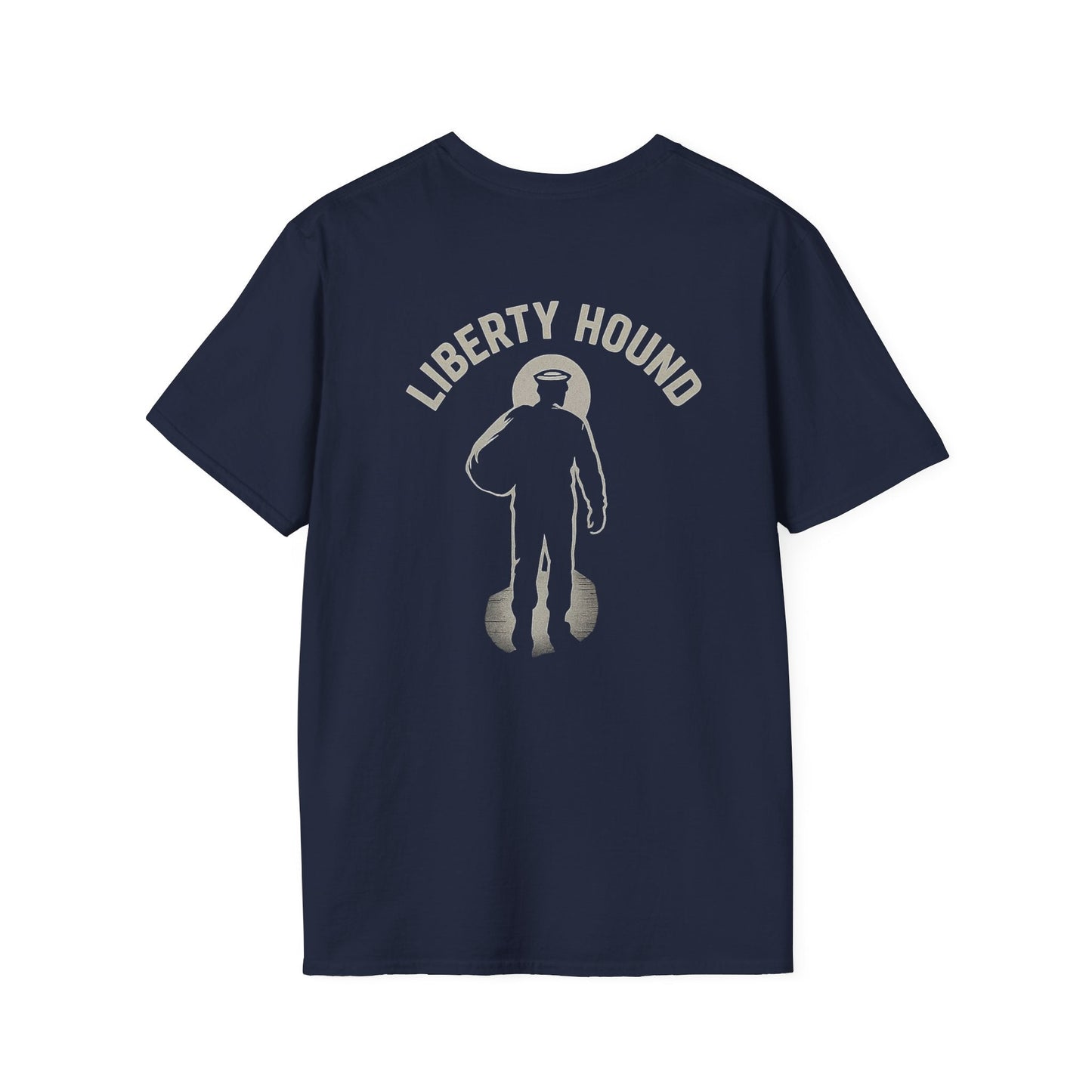 Liberty Hound tee shirt USCG Navy - Fair Winds Clothing