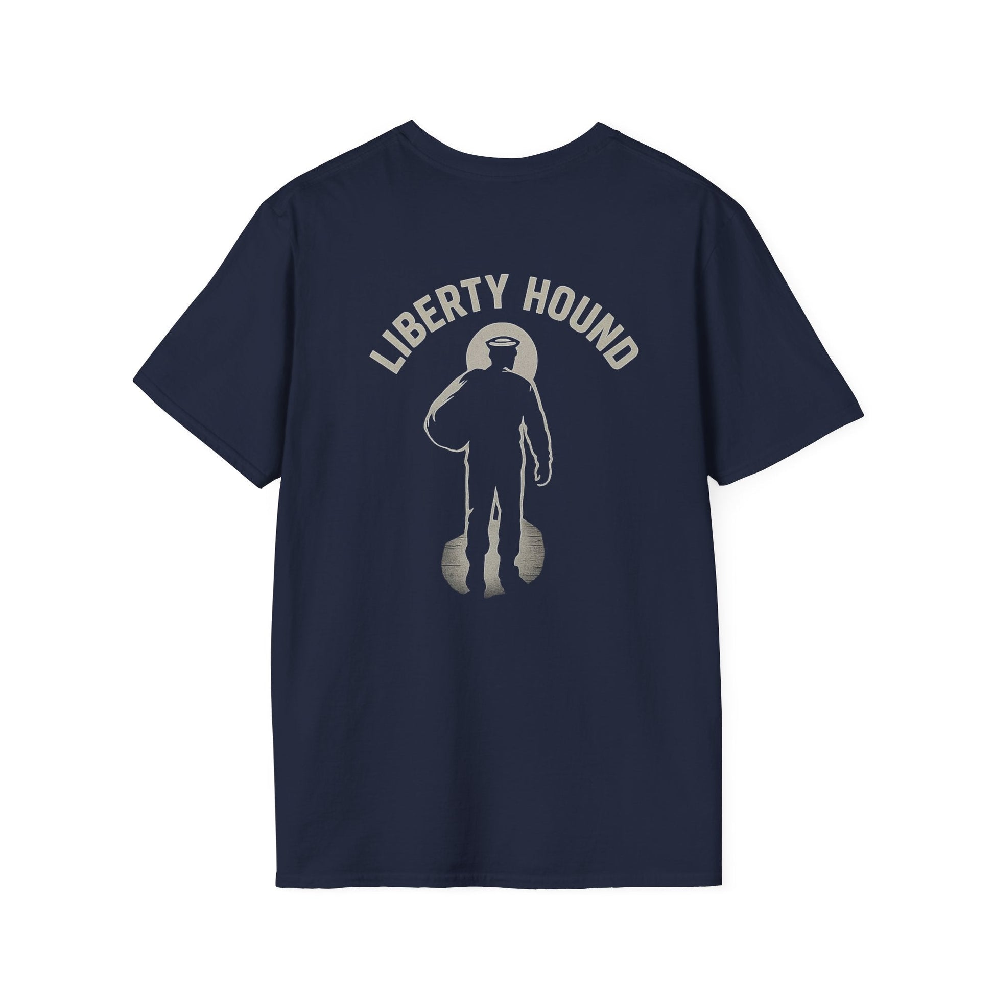 Liberty Hound tee shirt USCG Navy - Fair Winds Clothing