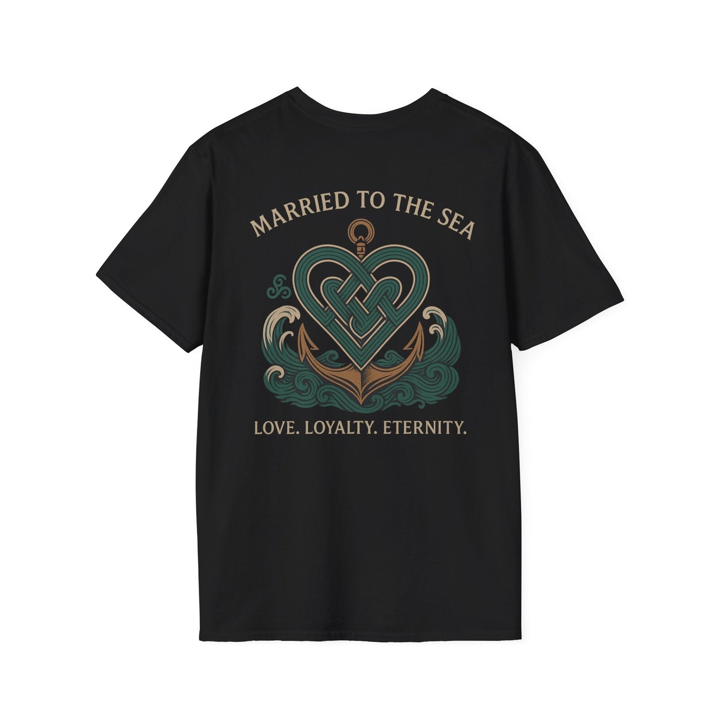 Married to the Sea – Celtic Nautical Heart & Anchor Design - Fair Winds Clothing