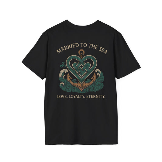 Married to the Sea – Celtic Nautical Heart & Anchor Design - Fair Winds Clothing