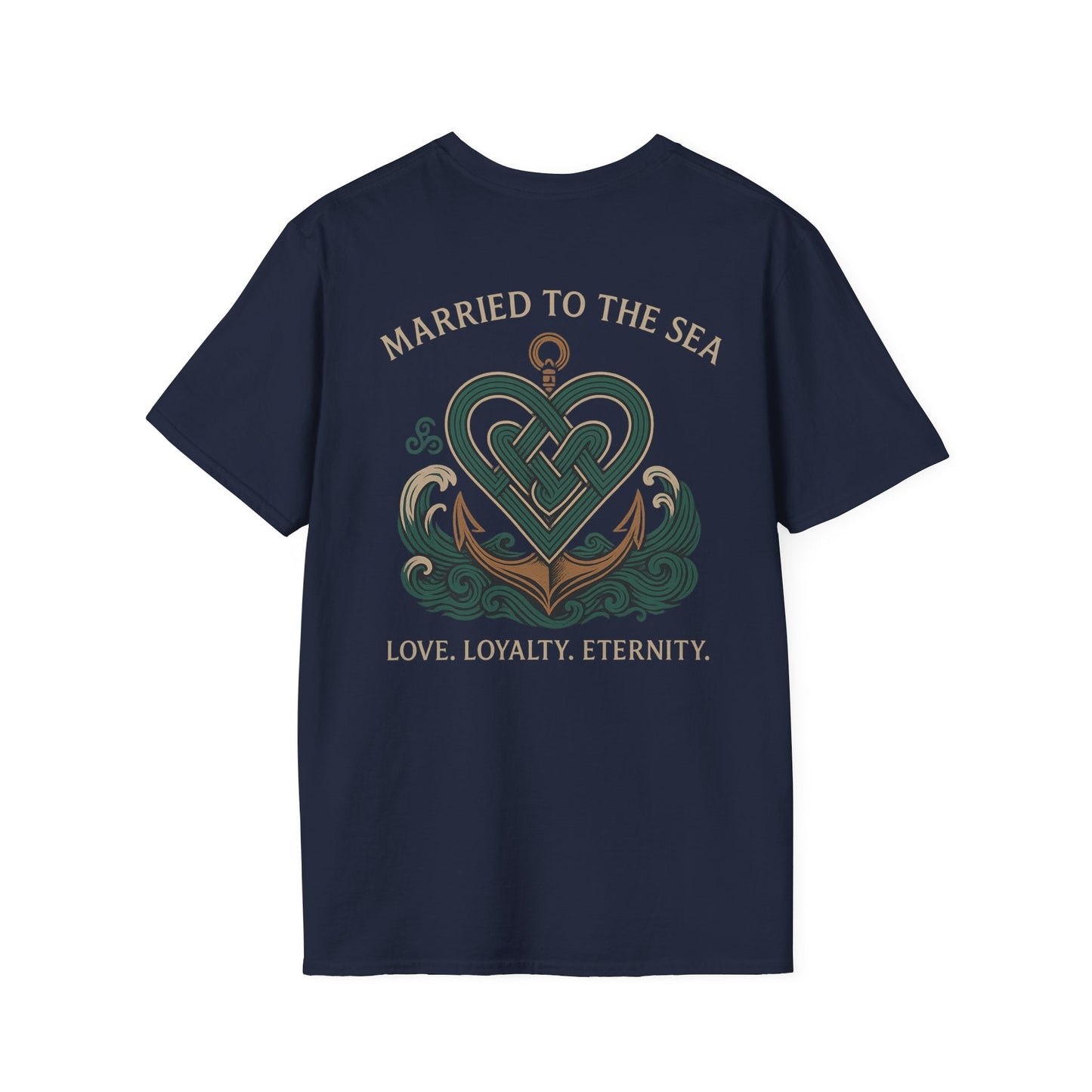 Married to the Sea – Celtic Nautical Heart & Anchor Design - Fair Winds Clothing