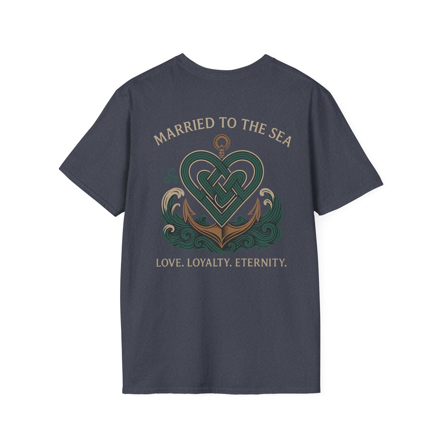 Married to the Sea – Celtic Nautical Heart & Anchor Design - Fair Winds Clothing