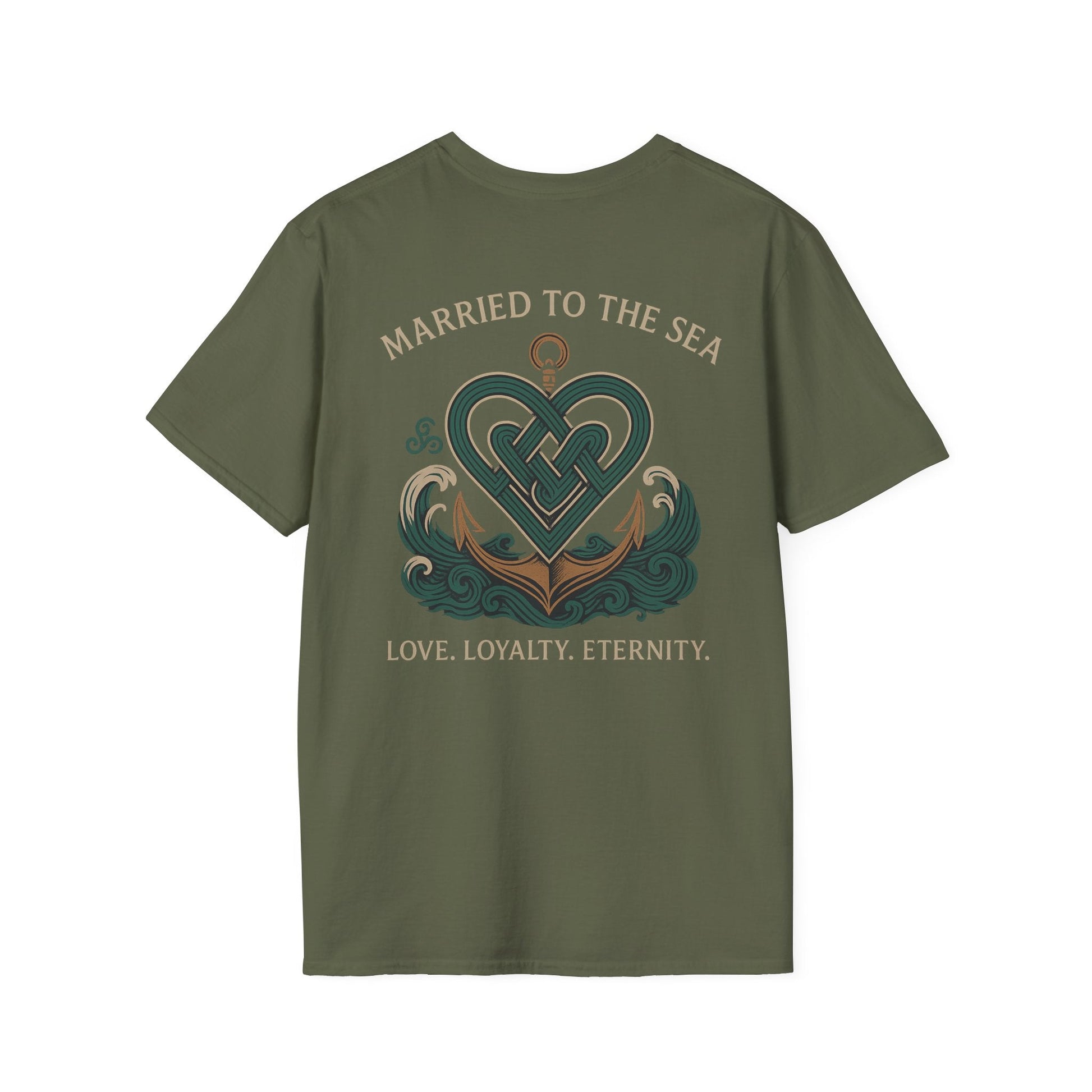 Married to the Sea – Celtic Nautical Heart & Anchor Design - Fair Winds Clothing