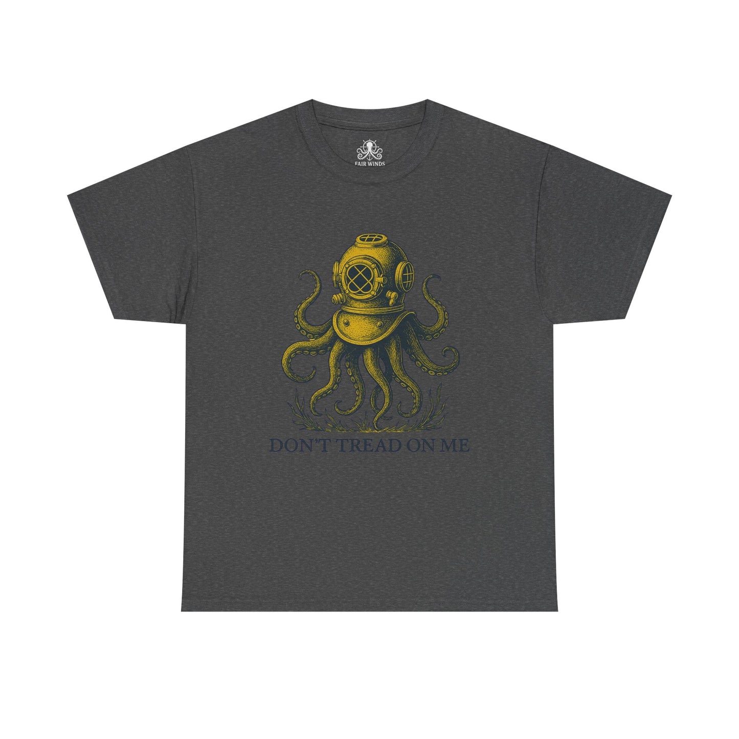 Navy Diver Tee - Don't Tread on Me Tee - Fair Winds Clothing