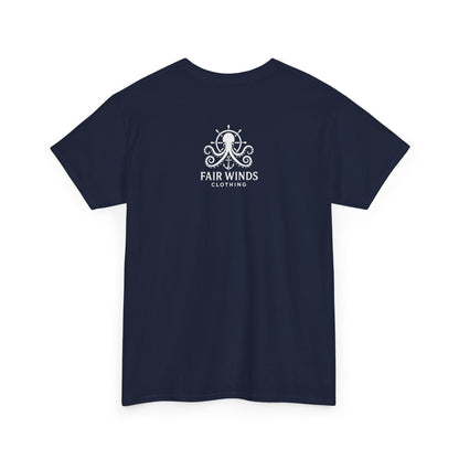 Navy Diver Tee - Don't Tread on Me Tee - Fair Winds Clothing