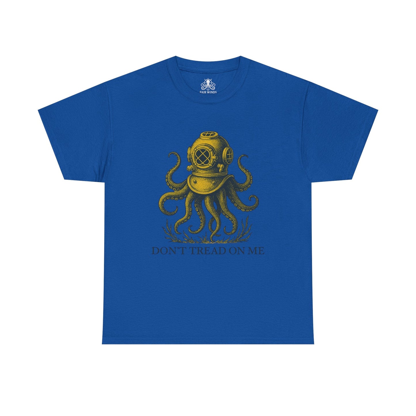 Navy Diver Tee - Don't Tread on Me Tee - Fair Winds Clothing
