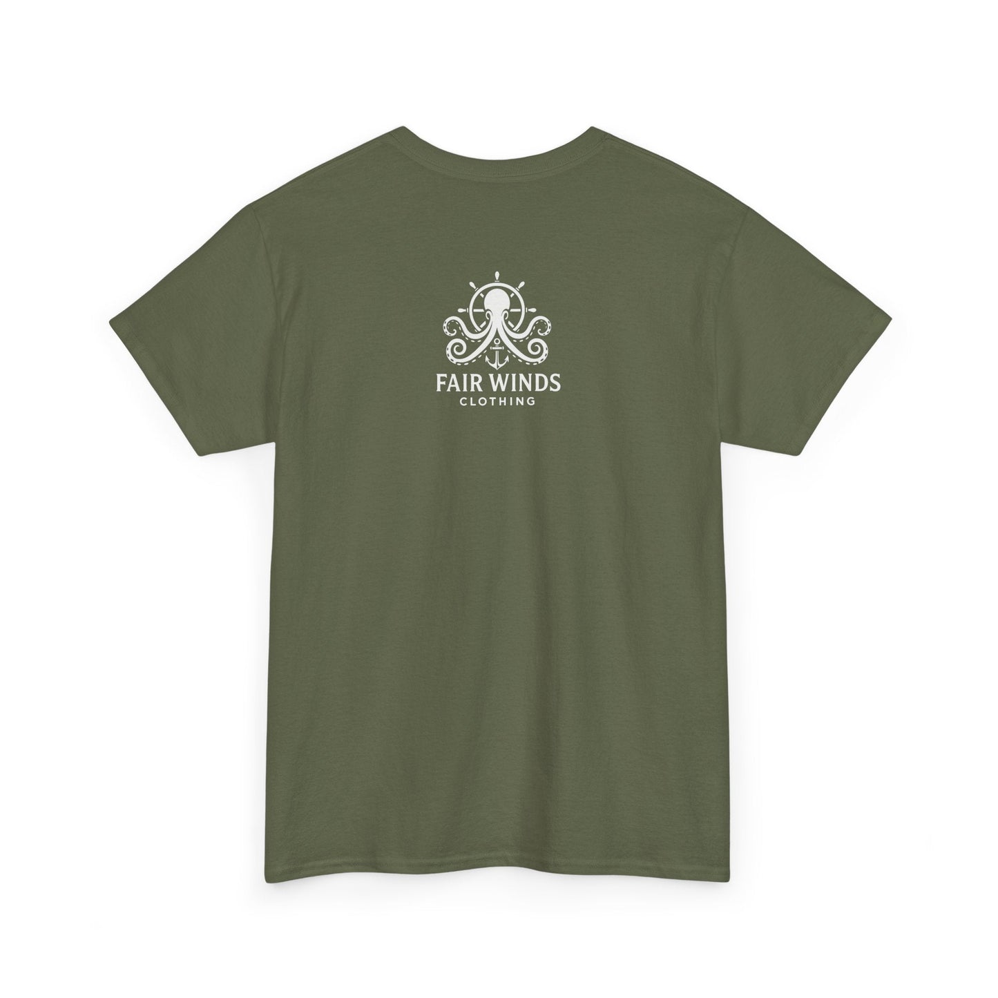 Navy Diver Tee - Don't Tread on Me Tee - Fair Winds Clothing