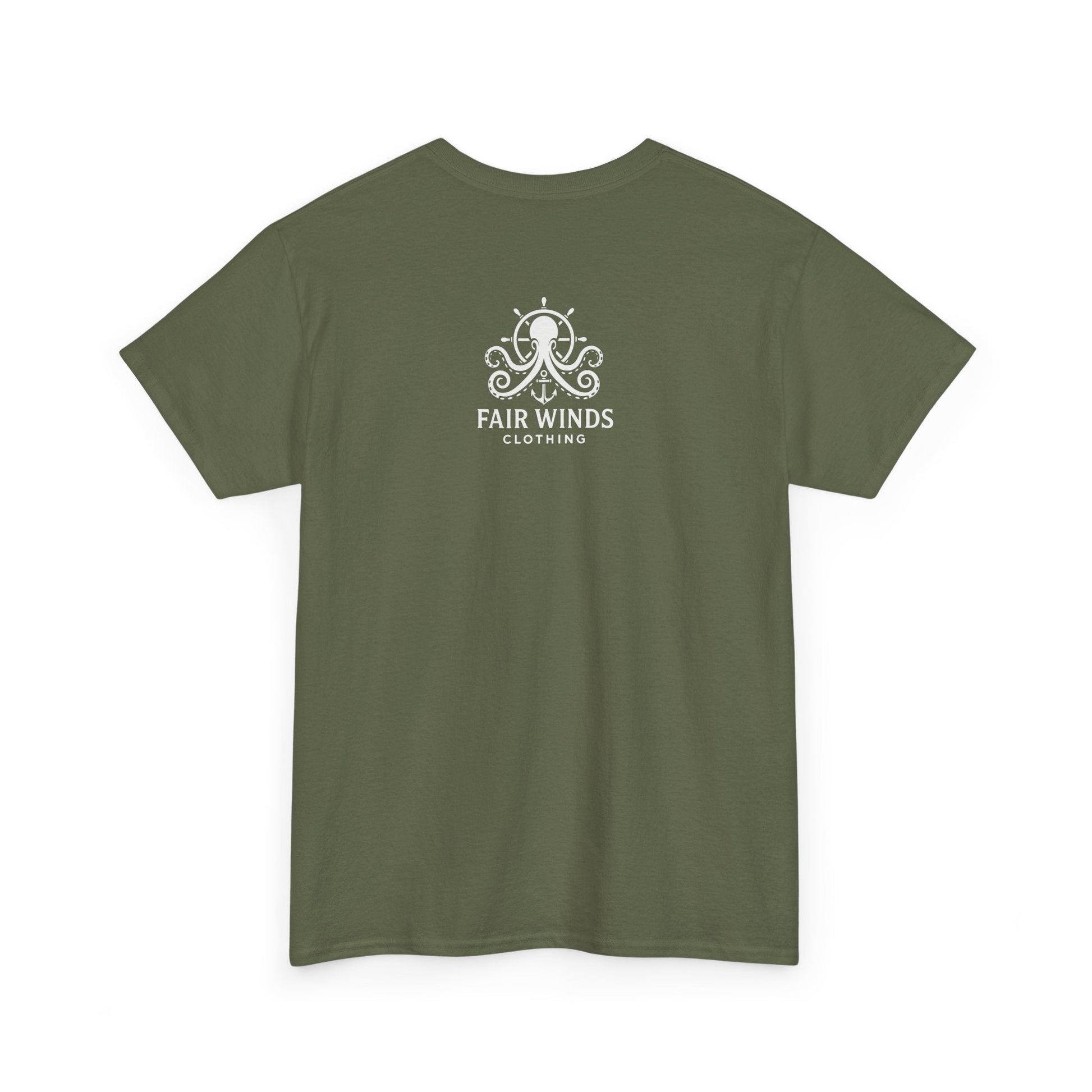 Navy Diver Tee - Don't Tread on Me Tee - Fair Winds Clothing