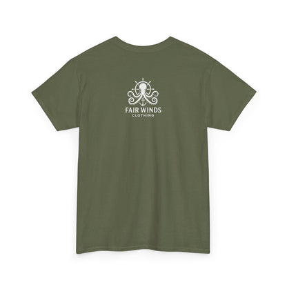 Navy Diver Tee - Don't Tread on Me Tee - Fair Winds Clothing