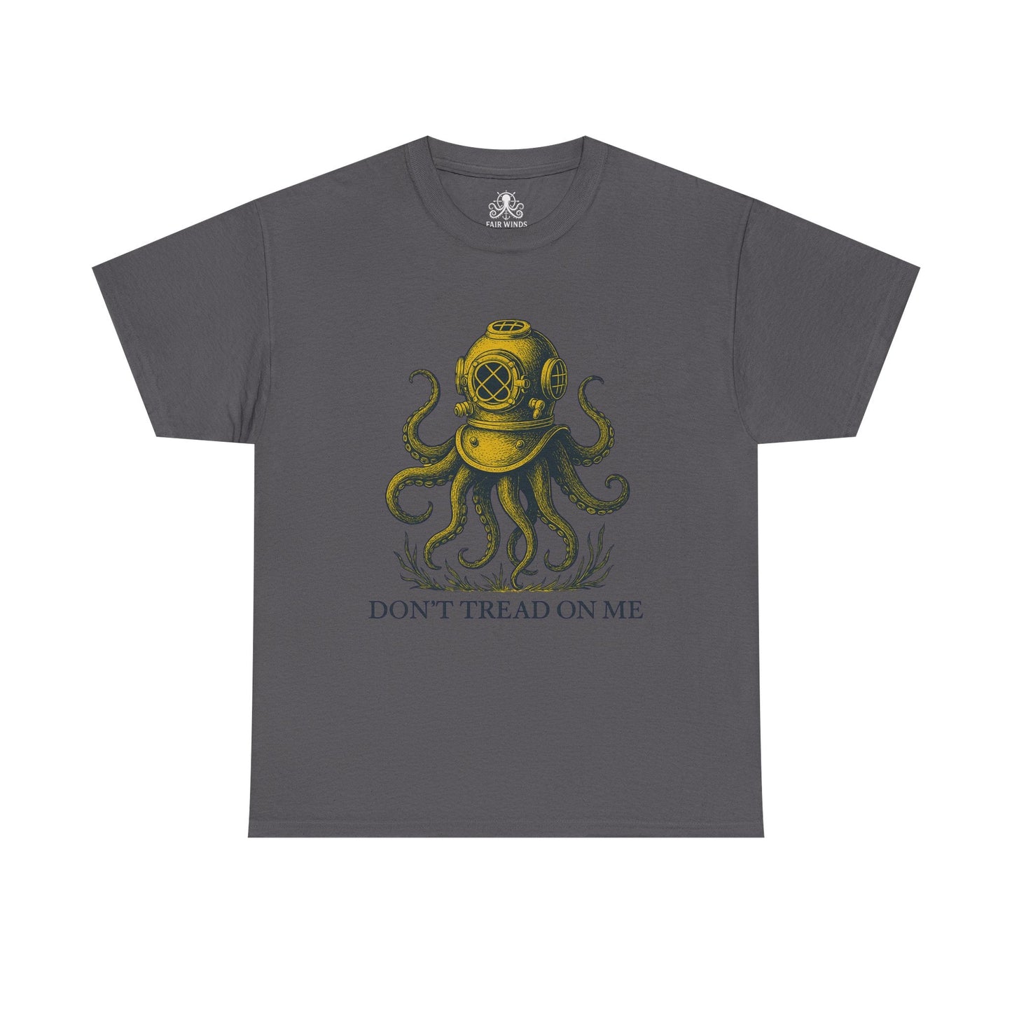 Navy Diver Tee - Don't Tread on Me Tee - Fair Winds Clothing