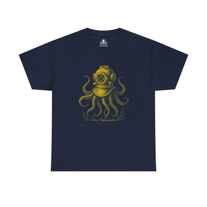 Navy Diver Tee - Don't Tread on Me Tee - Fair Winds Clothing