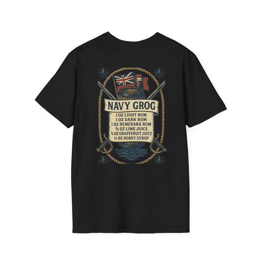 Navy Grog Drink T-Shirt - Fair Winds Clothing