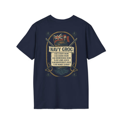 Navy Grog Drink T-Shirt - Fair Winds Clothing