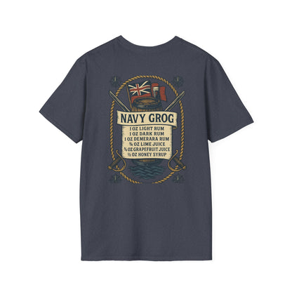 Navy Grog Drink T-Shirt - Fair Winds Clothing
