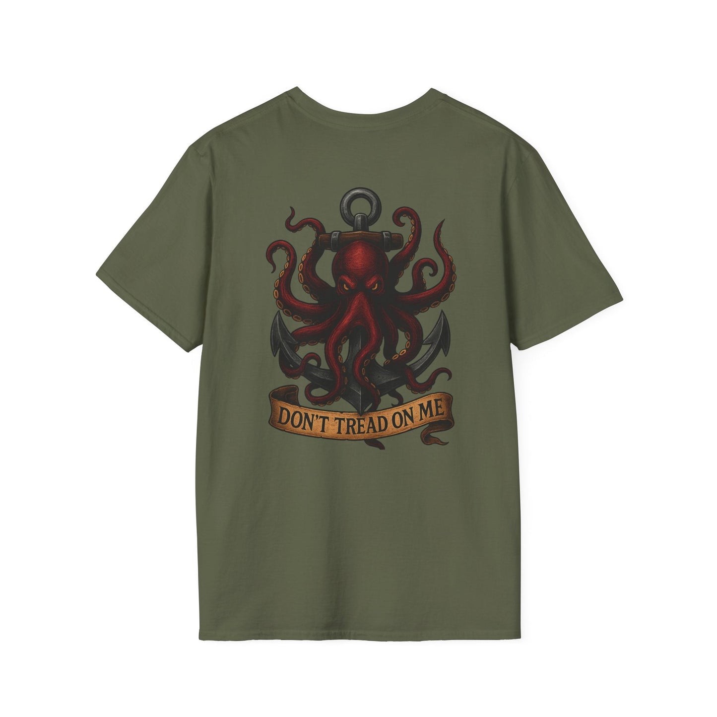Octopus T-Shirt - Don't Tread on Me Design - Fair Winds Clothing