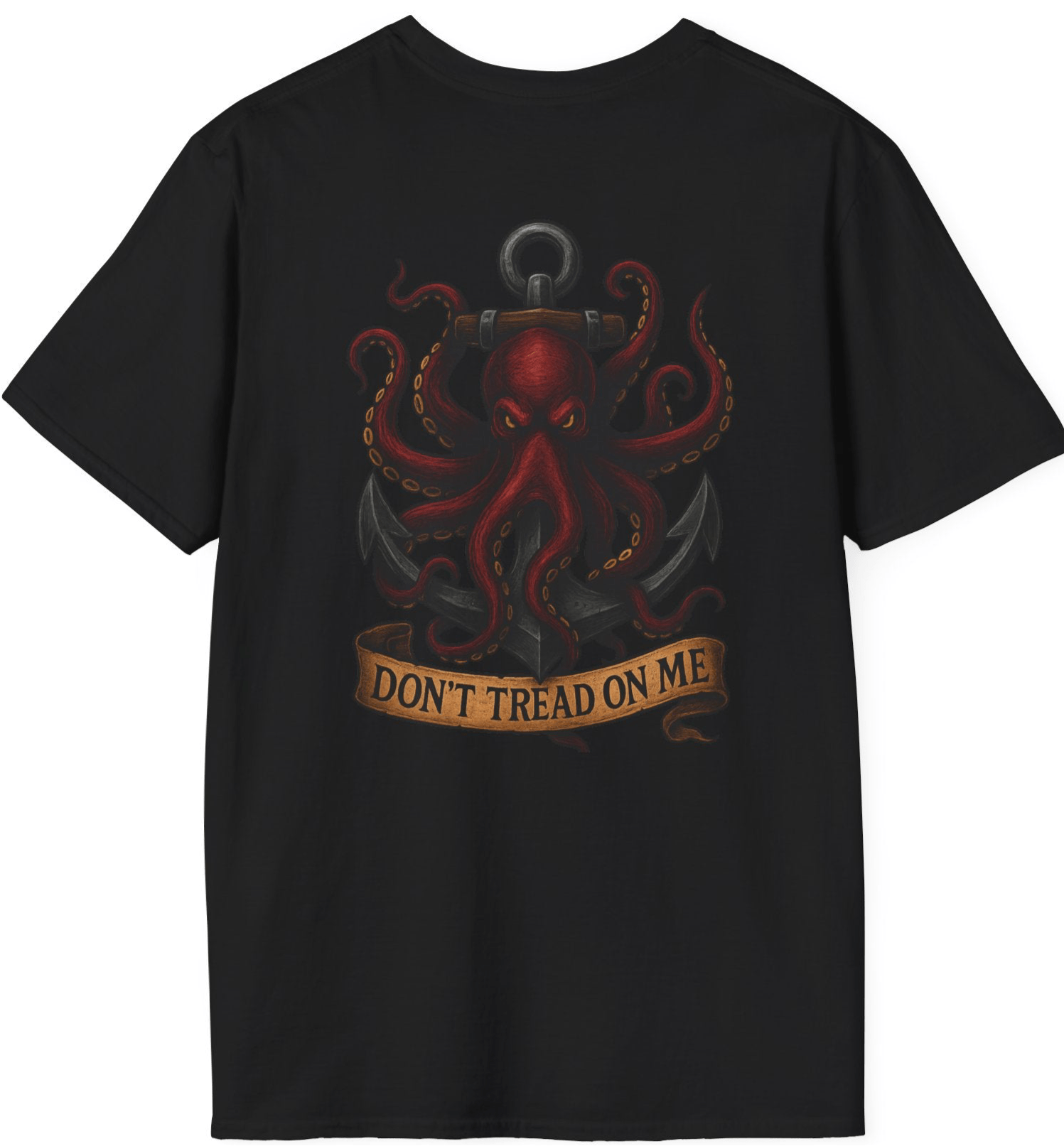 Octopus T-Shirt - Don't Tread on Me Design - Fair Winds Clothing