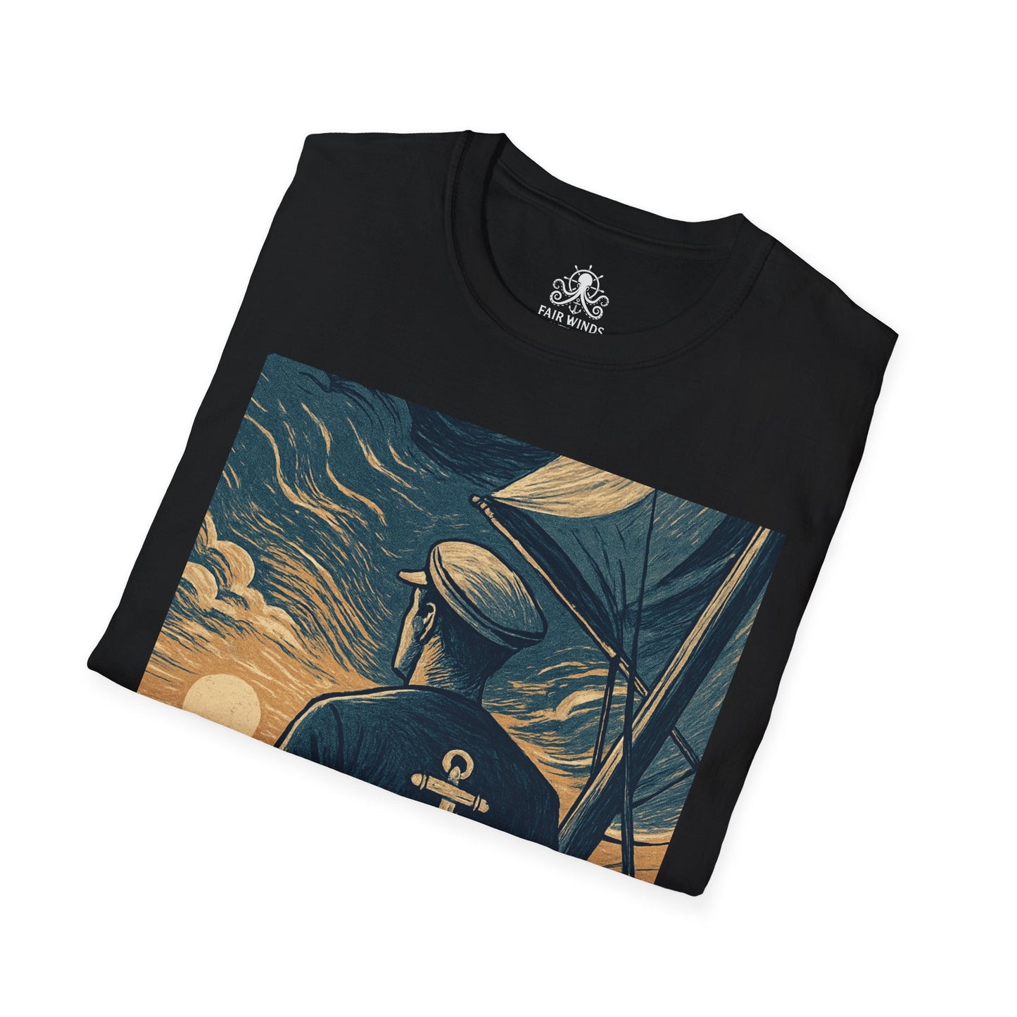 Sailor Helm T-Shirt - Fair Winds Clothing