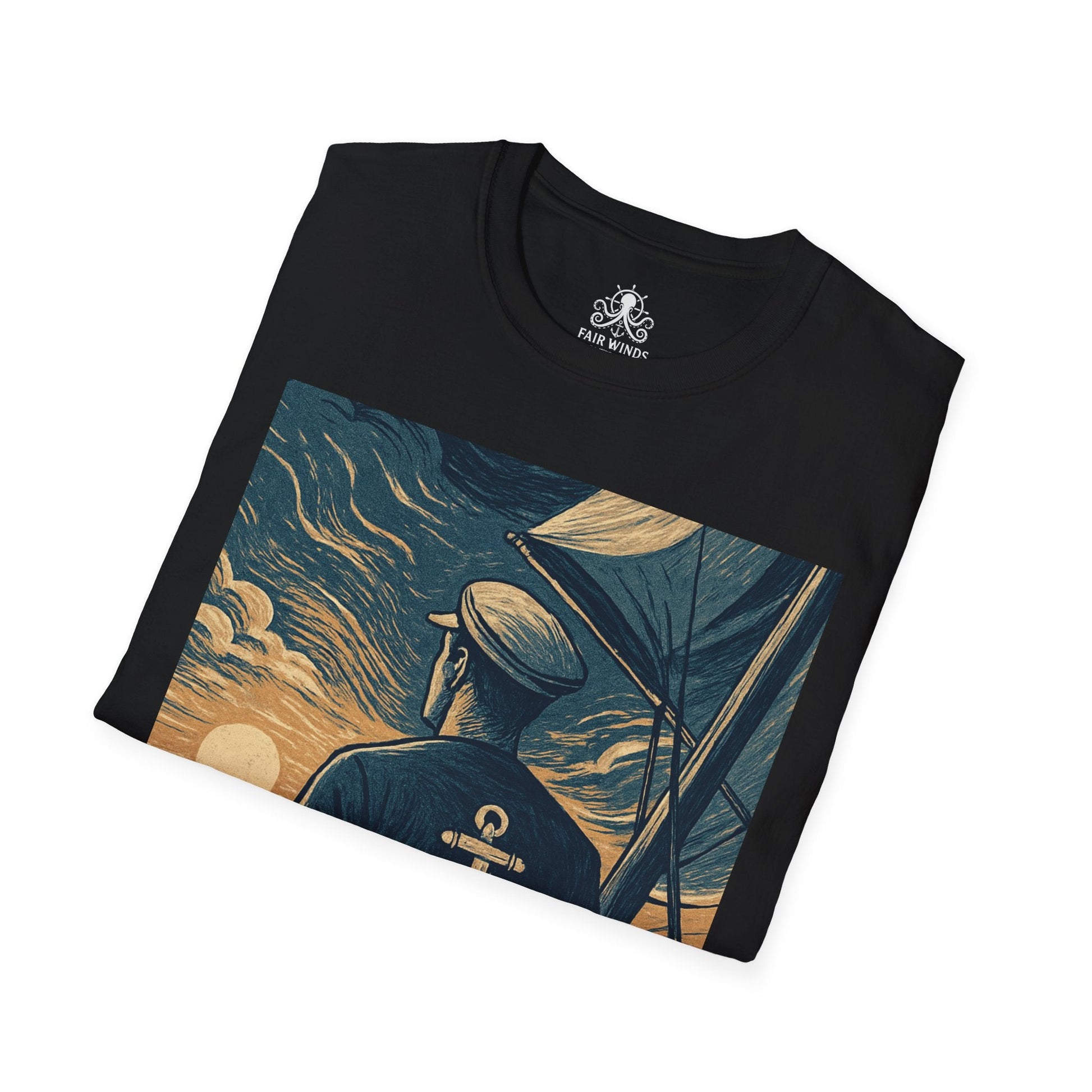 Sailor Helm T-Shirt - Fair Winds Clothing