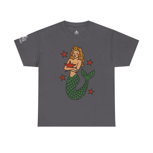 Sailor Tattoo Tee Mermaid - Fair Winds Clothing