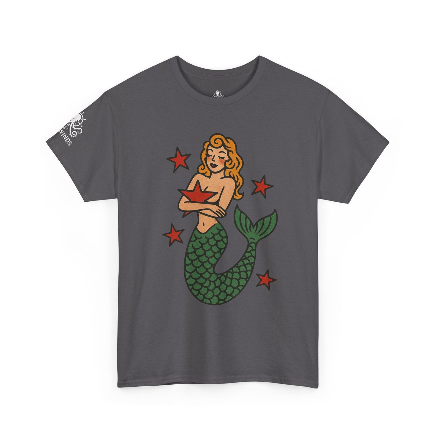 Sailor Tattoo Tee Mermaid - Fair Winds Clothing