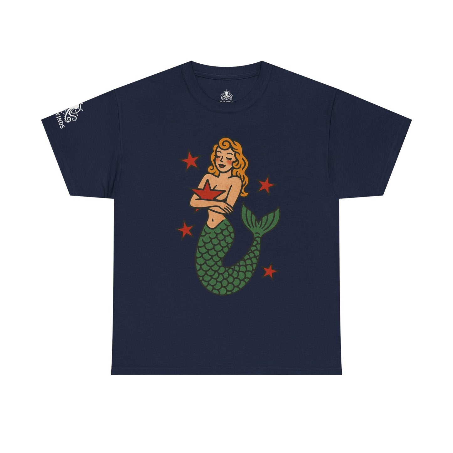 Sailor Tattoo Tee Mermaid - Fair Winds Clothing