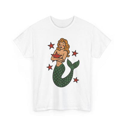 Sailor Tattoo Tee Mermaid - Fair Winds Clothing